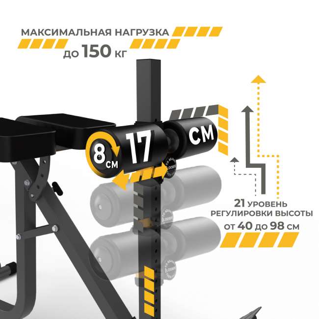 Гиперэкстензия STONERISE HypeRise SUB874 Гиперэкстензия STONERISE HypeRise SUB874