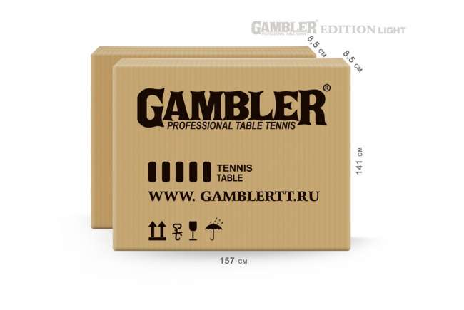 Теннисный стол GAMBLER Edition light Indoor blue Теннисный стол GAMBLER Edition light Indoor blue
