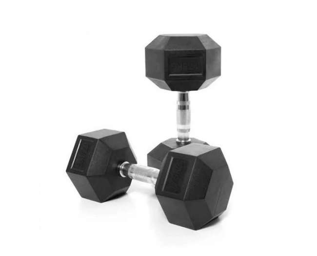 Гантельный ряд VictoryFit гексагональный от 1 до 25 кг