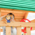 Детский игровой комплекс UNIX Kids (6 in 1) Light Green Детский игровой комплекс UNIX Kids (6 in 1) Light Green