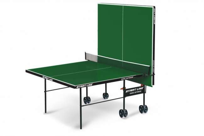 Всепогодный теннисный стол Start Line Game Outdoor зеленый Всепогодный теннисный стол Start Line Game Outdoor зеленый