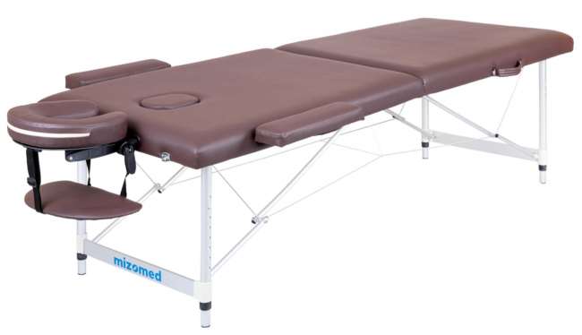 Массажный стол складной Mizomed Standart AL 2 кофе Массажный стол складной Mizomed Standart AL 2 кофе
