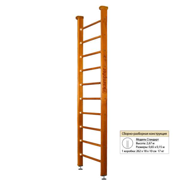 Шведская стенка Kampfer Classic Ceiling Шведская стенка Kampfer Classic Ceiling