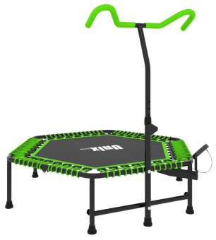 Батут UNIX line FITNESS Green PRO (130 cm) с ручкой