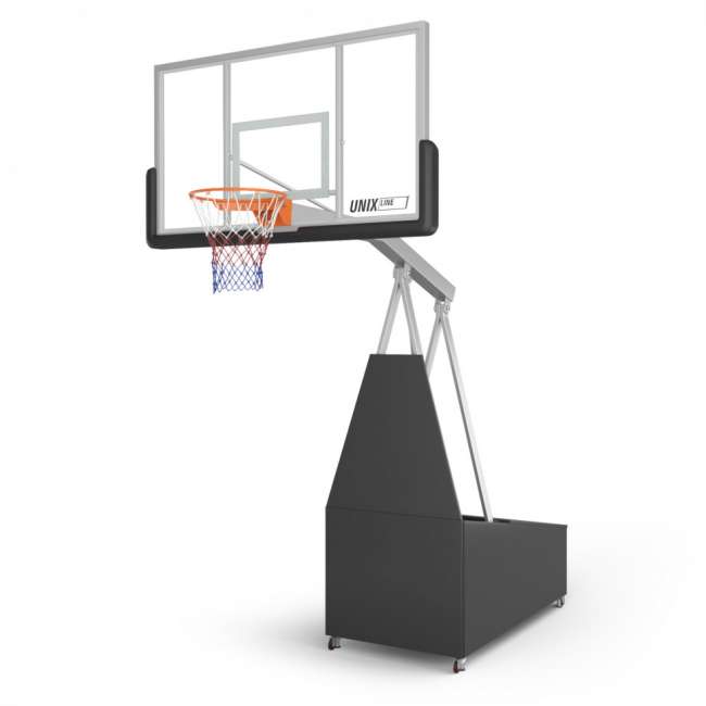 Баскетбольная мобильная стойка UNIX Line B-Stand-PC 72"x42" R45 H120-305 см Баскетбольная мобильная стойка UNIX Line B-Stand-PC 72"x42" R45 H120-305 см