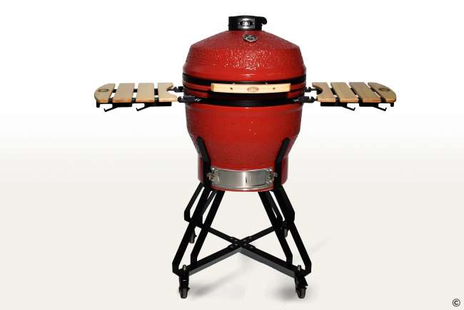 Керамический гриль-барбекю Start Grill 22 дюйма (красный) (56 см) Керамический гриль-барбекю Start Grill 22 дюйма (красный) (56 см)