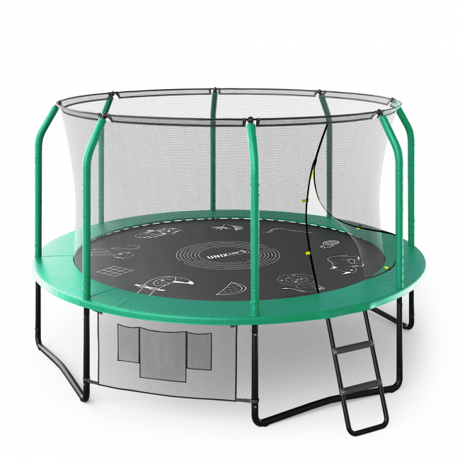 Батут UNIX line SUPREME GAME 12 ft Green Батут UNIX line SUPREME GAME 12 ft Green