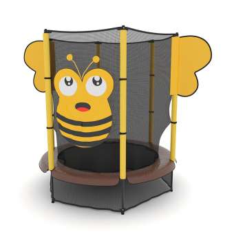 Батут с сеткой UNIX line 4.6 ft BEE (140 cm)