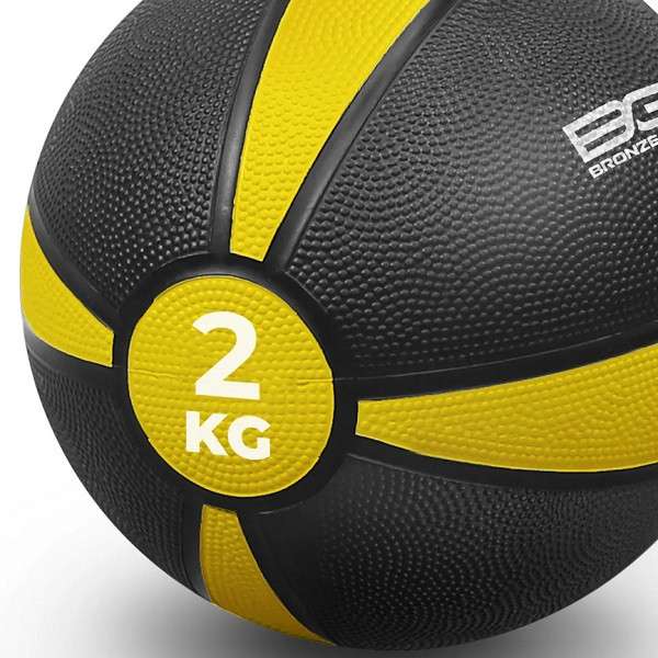 Медбол резиновый BRONZE GYM 2 кг