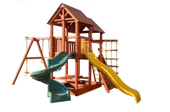 Игровая площадка PlayGarden SkyFort стандарт со спиральной горкой Игровая площадка PlayGarden SkyFort стандарт со спиральной горкой