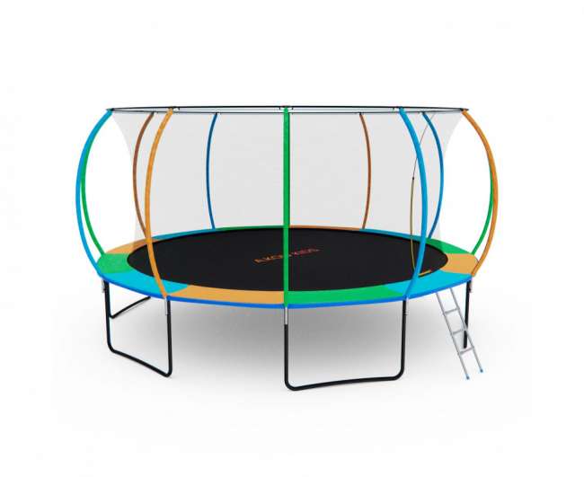 Батут с сеткой DFC A.KOU KIDS 16 ft (488 см) с лестницей Батут с сеткой DFC A.KOU KIDS 16 ft (488 см) с лестницей