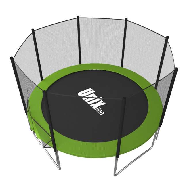 Батут с сеткой UNIX line Simple 10 ft Green outside