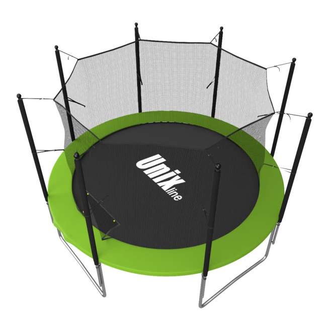 Батут с сеткой UNIX line Simple 6 ft Green inside Батут с сеткой UNIX line Simple 6 ft Green inside