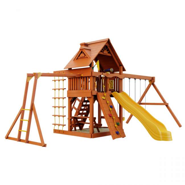 Детская деревянная игровая площадка NewSunrise SUNRISEFORT-2