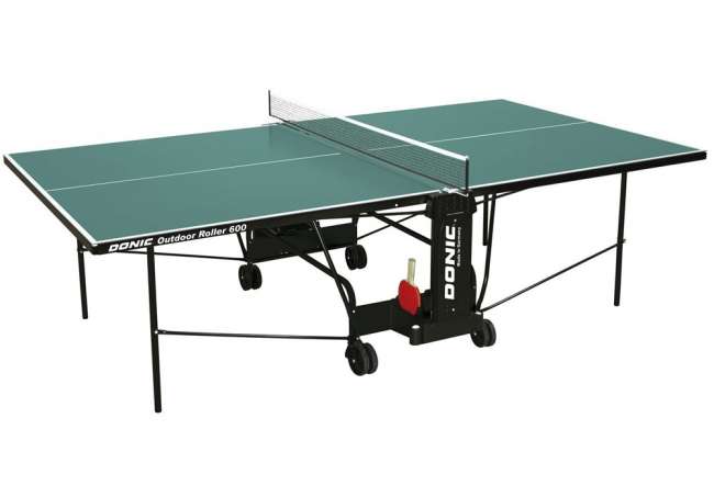 Всепогодный теннисный стол Donic Outdoor Roller 600 зеленый