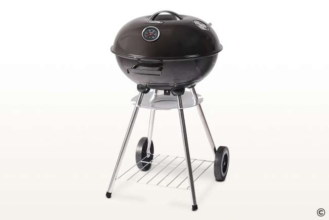Круглый угольный гриль Start Grill 17 дюймов (43,5 см) DERBY с термометром