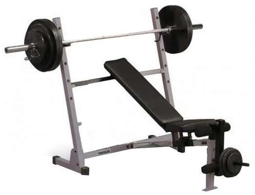 Скамья для жима со стойками Body-Solid Powerline POB-44