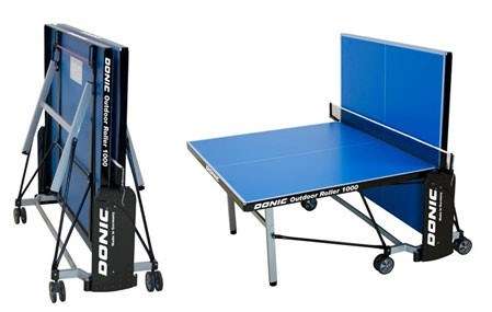 Всепогодный теннисный стол Donic Outdoor Roller 1000 синий Всепогодный теннисный стол Donic Outdoor Roller 1000 синий