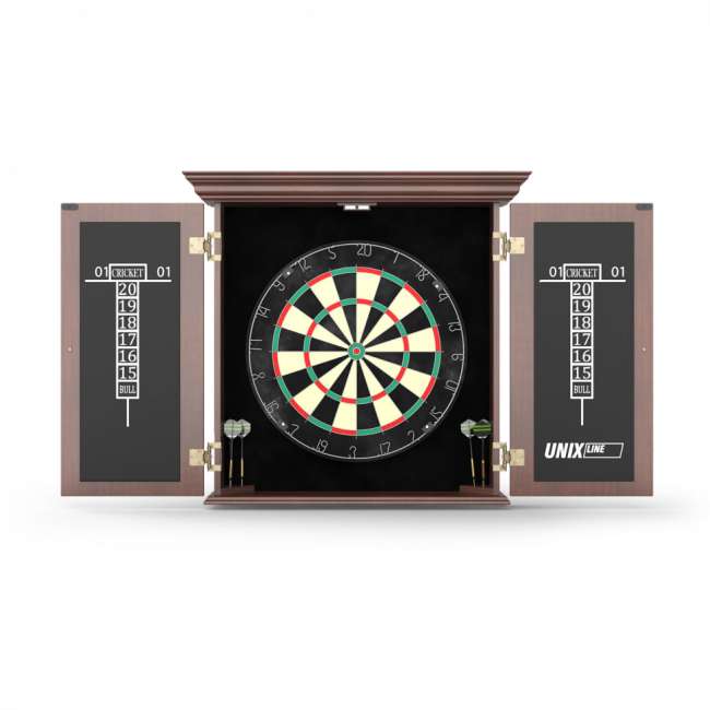 Дартс UNIX Line Dartboard D-46cm Wood Дартс UNIX Line Dartboard D-46cm Wood