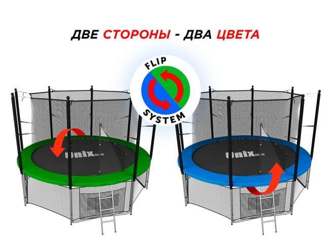 Батут с сеткой UNIX line 10 ft Classic inside
