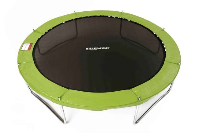 Батут с сеткой SuperJump 12 ft (366 см) и лестницей
