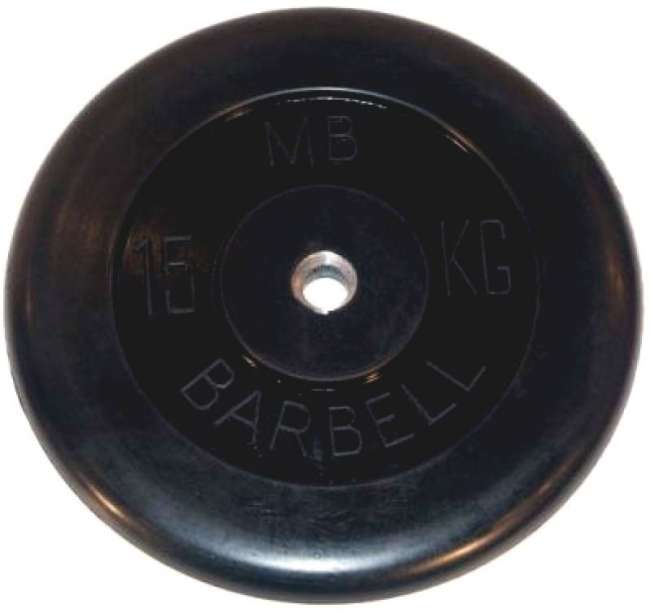 Диски обрезиненные Barbell 31 мм черные, вес от 1,25 до 25 кг в ассортименте Диски обрезиненные Barbell 31 мм черные, вес от 1,25 до 25 кг в ассортименте