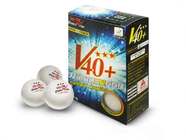 Мячи для настольного тенниса DOUBLE FISH 40+ 3*