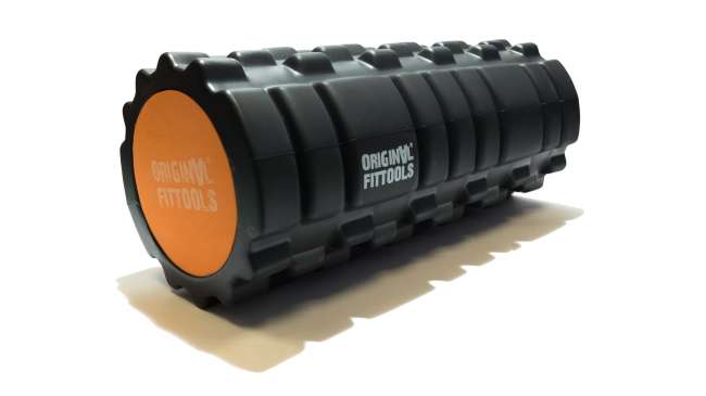 Цилиндр массажный Original FitTools 33 x 14 см черный двойной FT-DOUBLE-ROLL Цилиндр массажный Original FitTools 33 x 14 см черный двойной FT-DOUBLE-ROLL