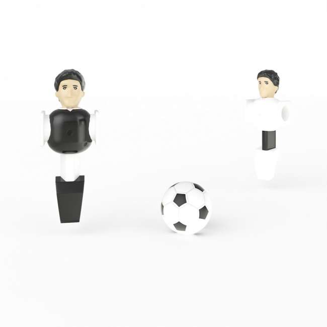 Игровой стол Футбол - Кикер UNIX Line Black (140х74 cм)