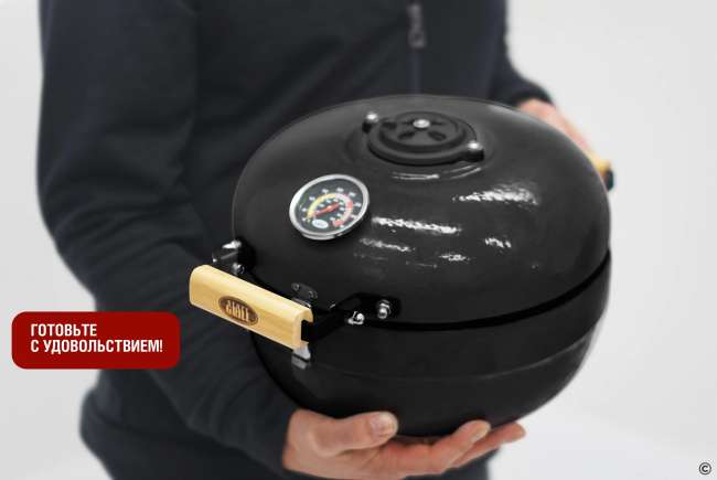 Портативный керамический гриль Start Grill TRAVELLER 12 дюймов (черный) (30,5 см) Портативный керамический гриль Start Grill TRAVELLER 12 дюймов (черный) (30,5 см)