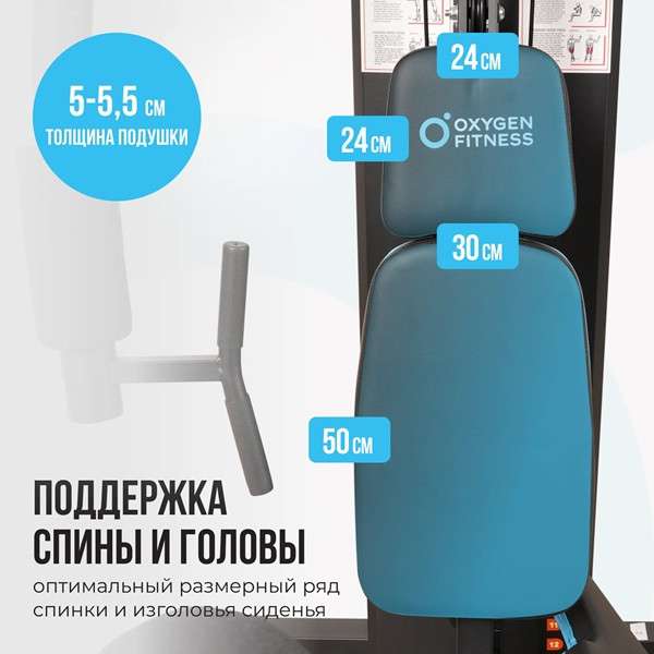 Силовой комплекс Oxygen Fitness NOLAN PLUS Силовой комплекс Oxygen Fitness NOLAN PLUS