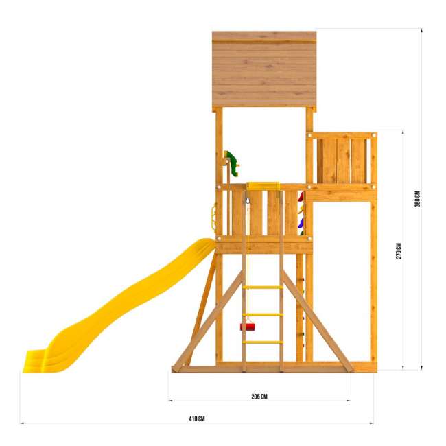 Детский деревянный городок Jungle Palace JP5 Детский деревянный городок Jungle Palace JP5