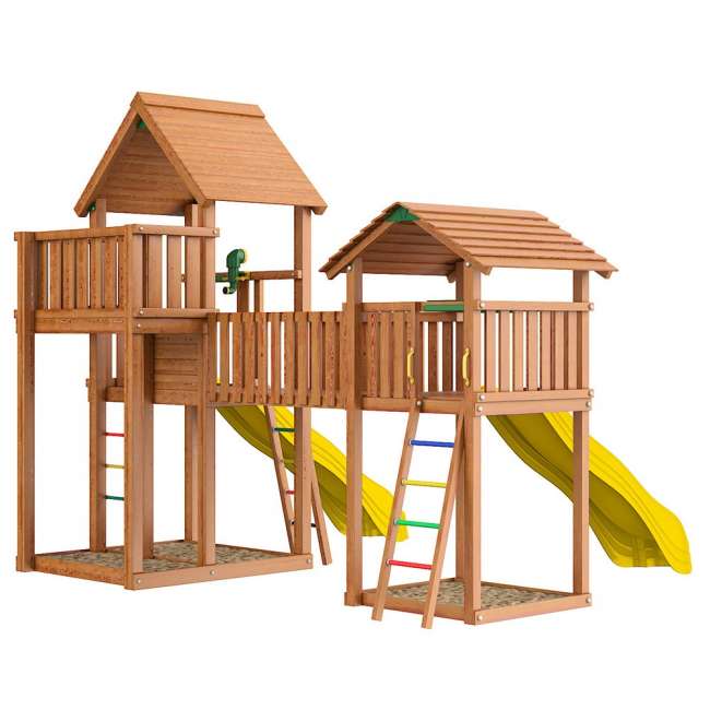 Деревянный игровой городок Jungle Palace Делюкс JВ6 Деревянный игровой городок Jungle Palace Делюкс JВ6