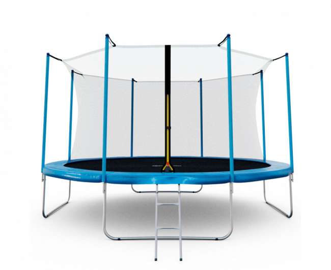 Батут с сеткой DFC Kondition 14 ft с лестницей