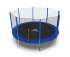 Батут с сеткой DFC Trampoline Fitness 14 ft синий