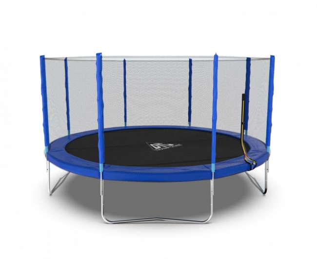 Батут с сеткой DFC Trampoline Fitness 14 ft синий Батут с сеткой DFC Trampoline Fitness 14 ft синий