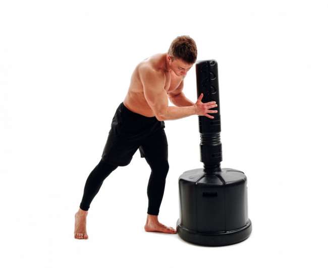 Манекен для бокса DFC Boxing Punching Man-Medium TLS-BR (красный) без регулировки Манекен для бокса DFC Boxing Punching Man-Medium TLS-BR (красный) без регулировки
