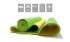 Коврик для фитнеса Original FitTools Banana Lime 6 мм Коврик для фитнеса Original FitTools Banana Lime 6 мм