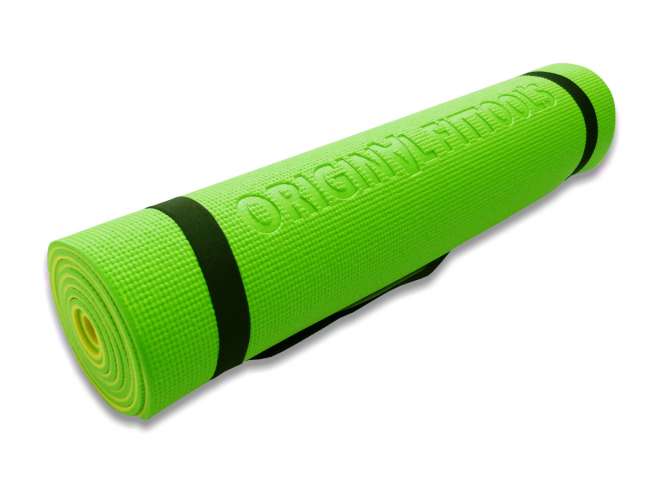Коврик для фитнеса Original FitTools Banana Lime 6 мм Коврик для фитнеса Original FitTools Banana Lime 6 мм