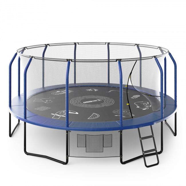 Батут UNIX line SUPREME GAME 16 ft Blue Батут UNIX line SUPREME GAME 16 ft Blue