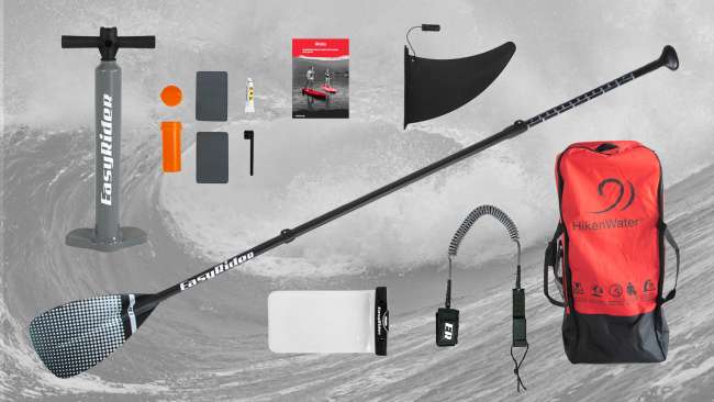 SUP-борд Hiken Water Blue Monstera 11.6 SUP-борд Hiken Water Blue Monstera 11.6