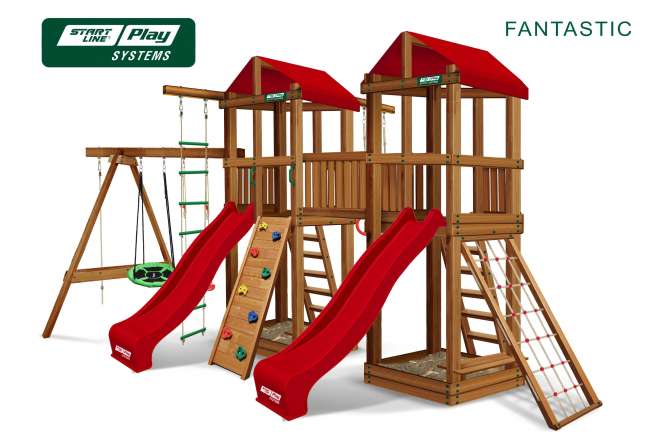 Детский городок Start Line FANTASTIC премиум Кедр Детский городок Start Line FANTASTIC премиум Кедр