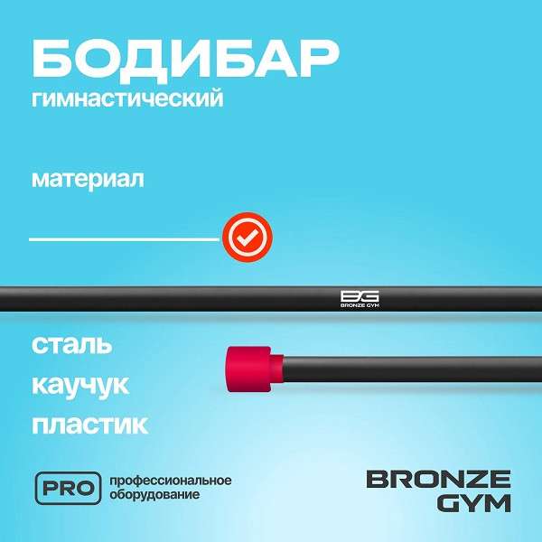 BRONZE GYM БОДИБАР 4 кг BRONZE GYM БОДИБАР 4 кг