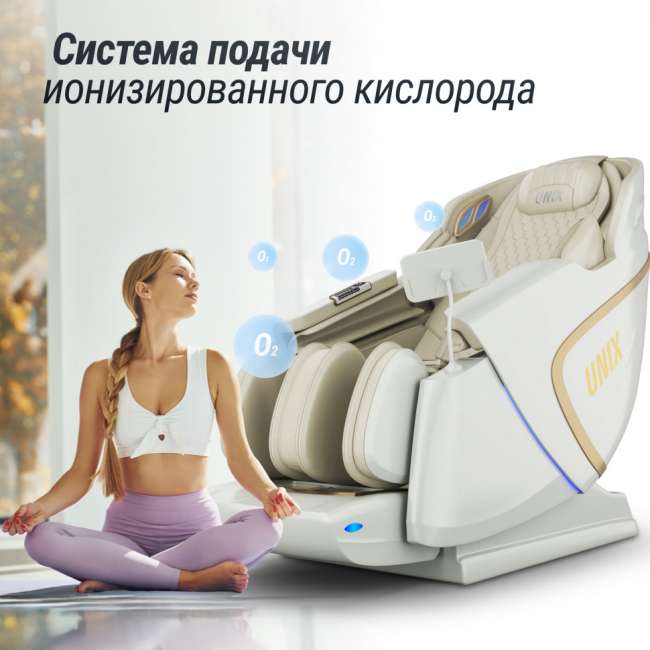 Массажное кресло UNIX Med Aura White Массажное кресло UNIX Med Aura White